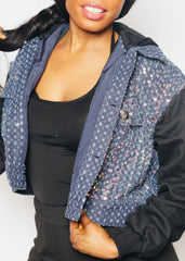 Custom Handmade Sequin Jacket – Sparkle with Unique Style!